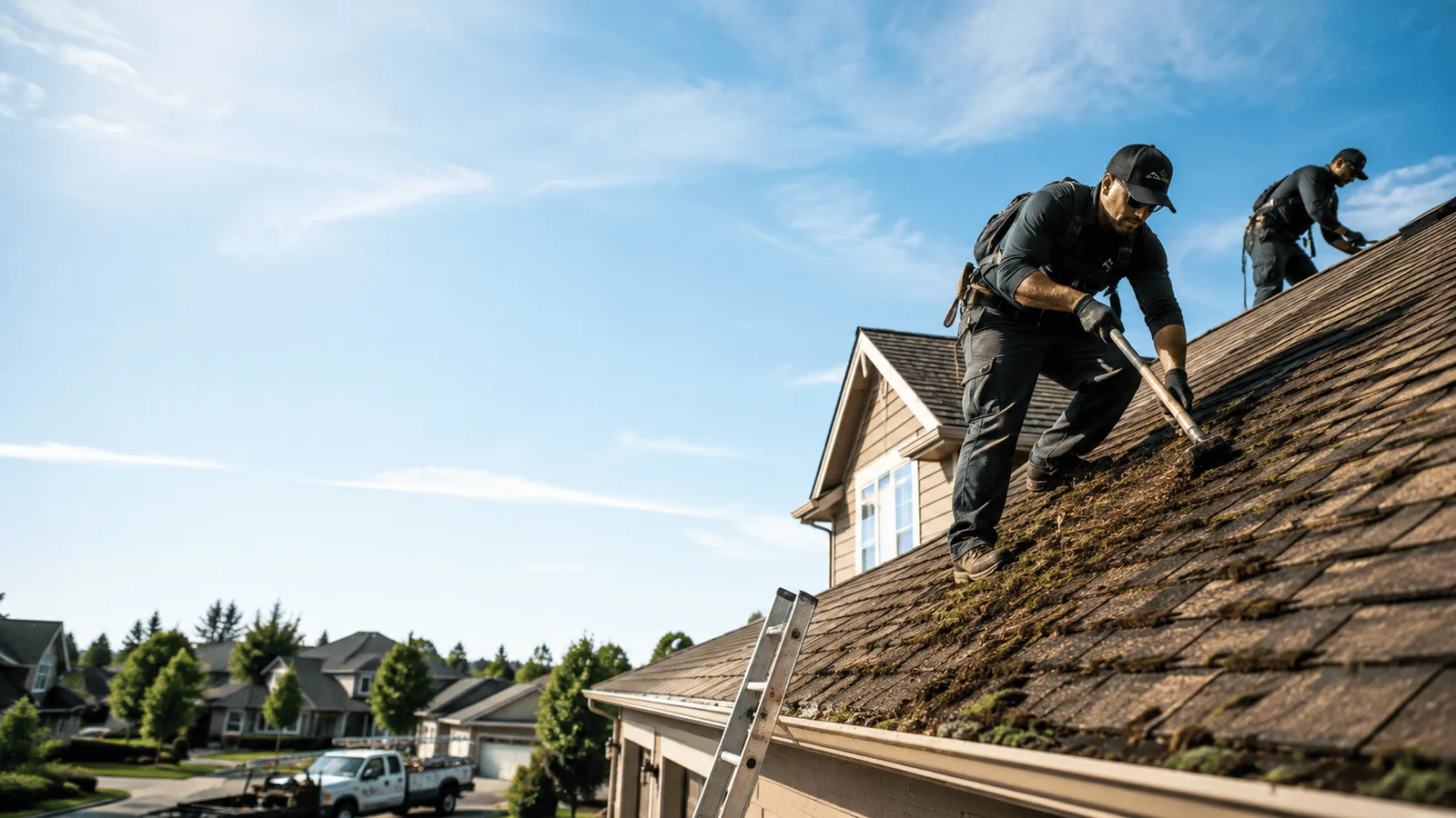 Roof Moss Removal in Perrinton, MI near me